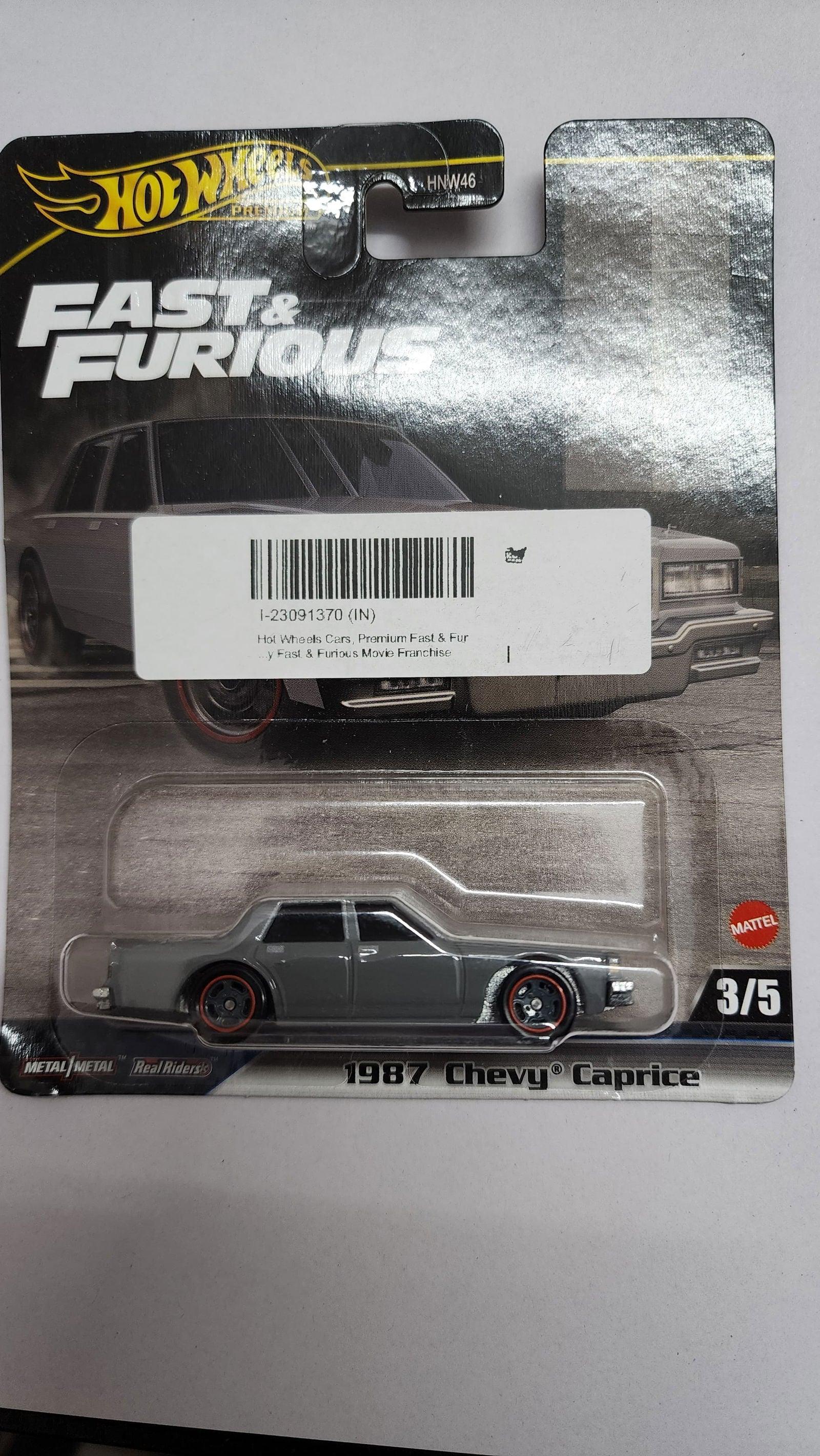 Hot Wheels 1987 Chevy' Caprice: Fast Furious series