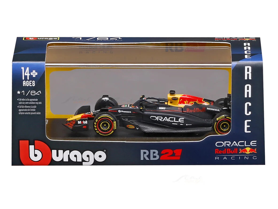 Bburago 1:64 Scale Model : Oracle Red bull Racing RB21 Max Verstappen