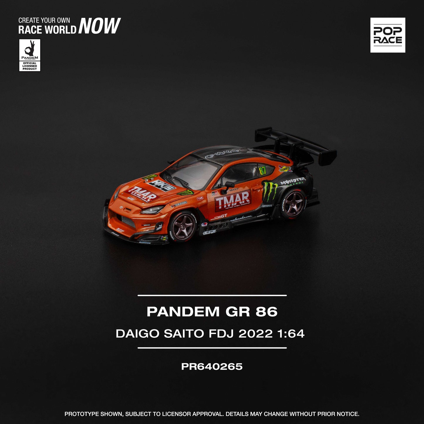 POP RACE Pandem GR86 - Daigo Saito Formula Drift Japan 2022
