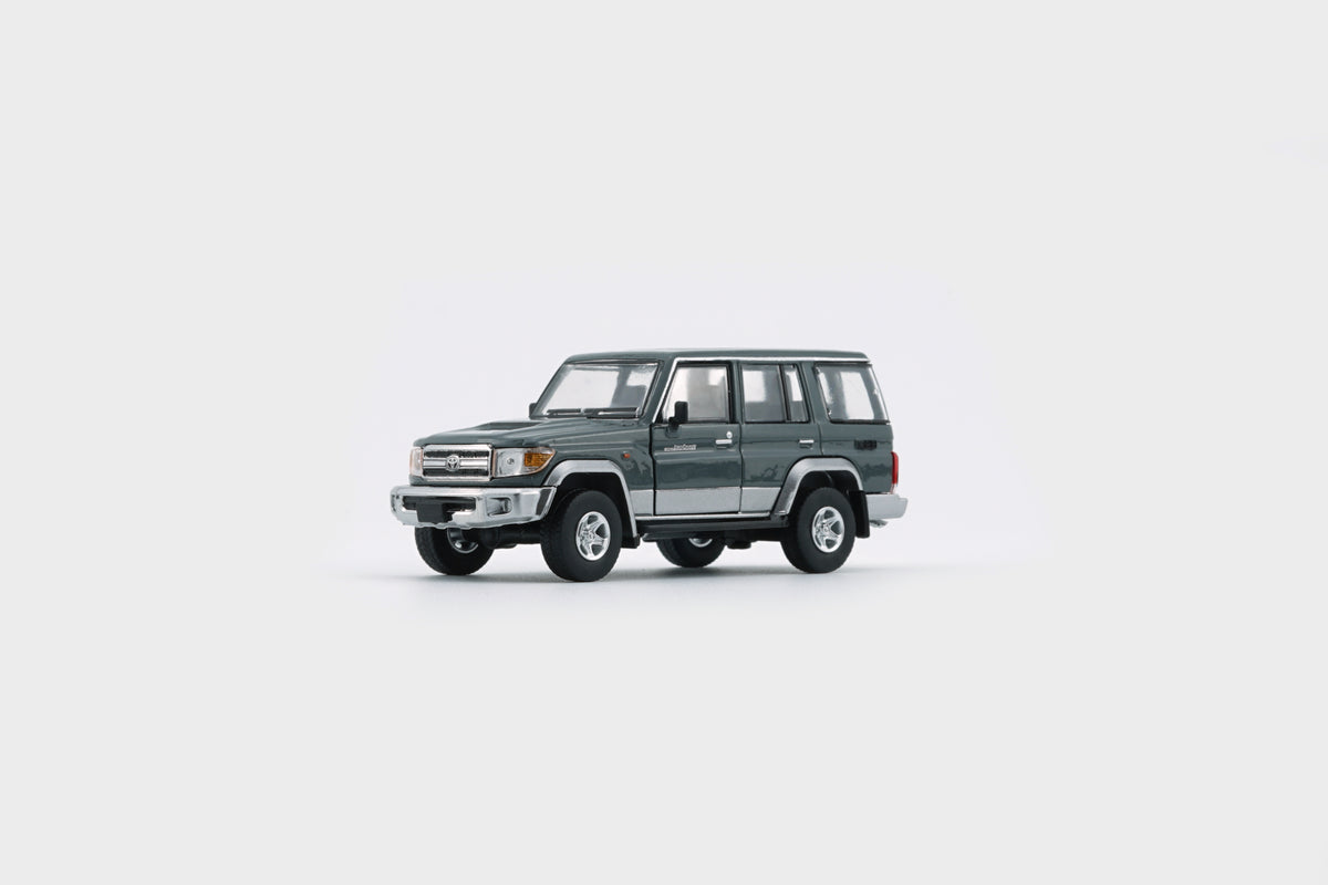 BMC 1:64: Toyota Land Cruiser LC76- Dark Grey (LHD) - 64B0345 - Zoomsters India