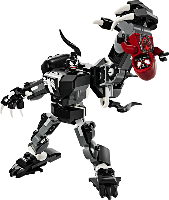 Lego Marvel Venom Mech Armour vs. Miles Morales 76276 Building Kit (134 Pieces)