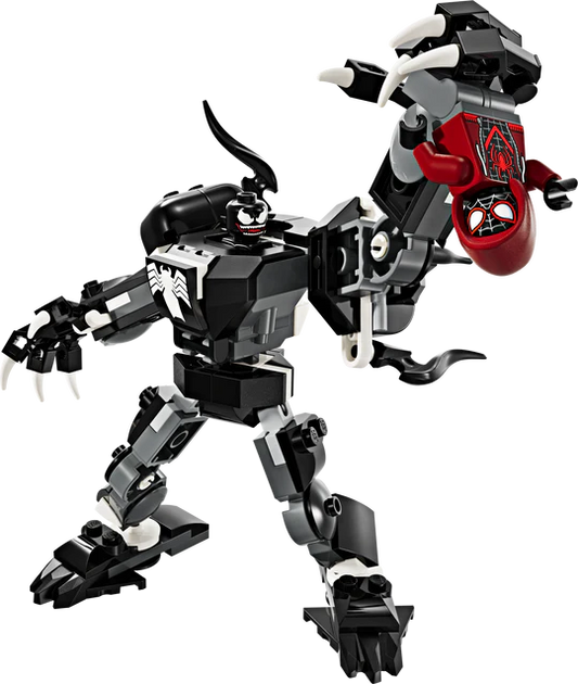 Lego Marvel Venom Mech Armour vs. Miles Morales 76276 Building Kit (134 Pieces)