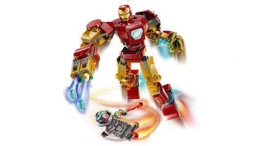 Lego Marvel Iron Man Mech vs. Ultron Buildable Super Hero Figure Playset 76307 Building Kit (101 Pieces)