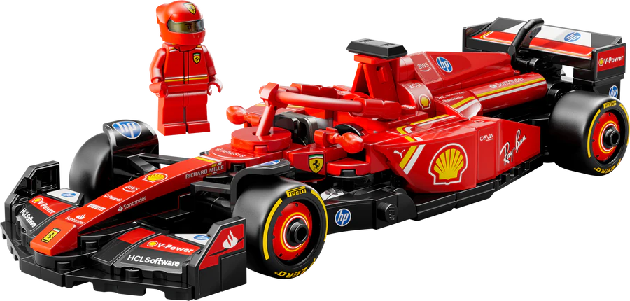 Lego Speed Champions Ferrari SF-24 F1® Race Car Driver Set 77242 Building Kit (275 Pieces)