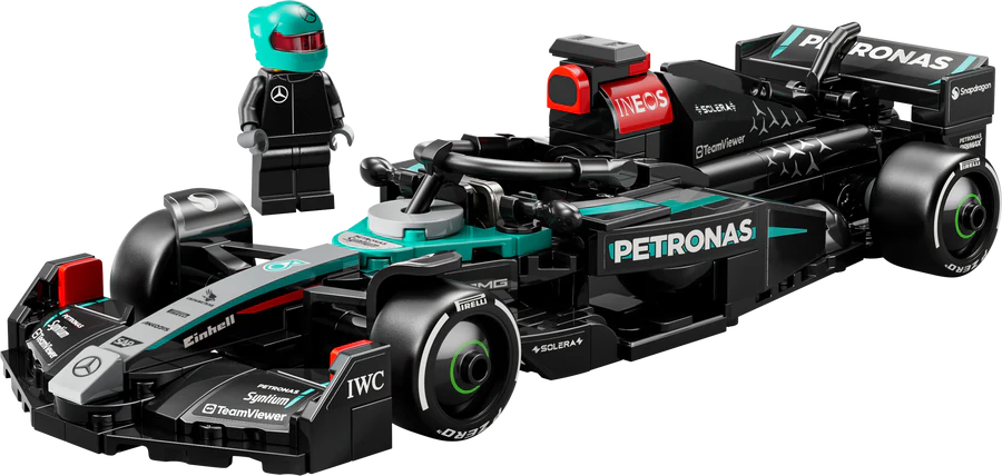 Lego Speed Champions Mercedes-AMG F1® W15 Race Car Toy Vehicle 77244 Building Kit (267 Pieces)