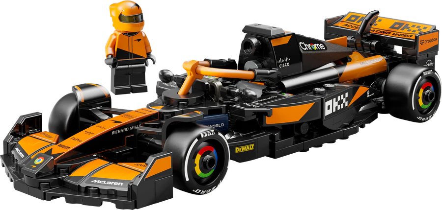 Lego Speed Champions McLaren F1® Team MCL38 Race Car Vehicle Set 77251 Building Kit (269 Pieces)