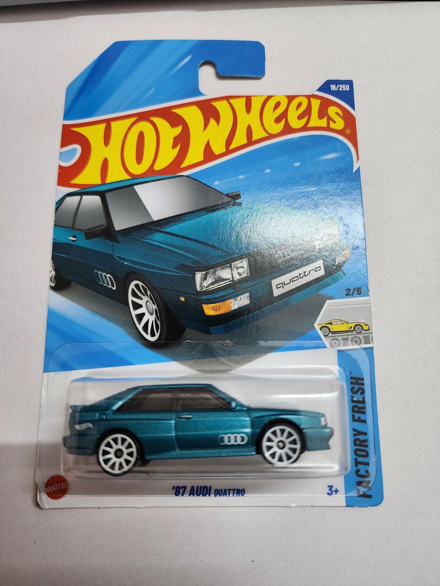 87 Audi Quattro ( Greenish Blue ) - Zoomsters India