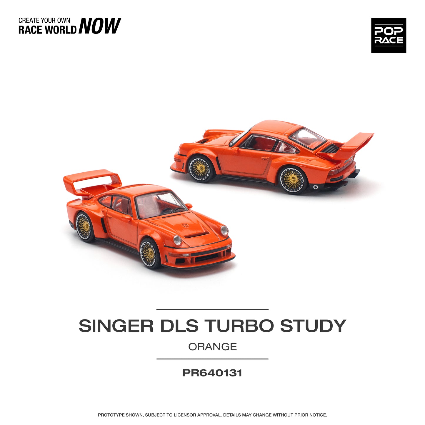 POP RACE Singer DLS Turbo (Race) Orange