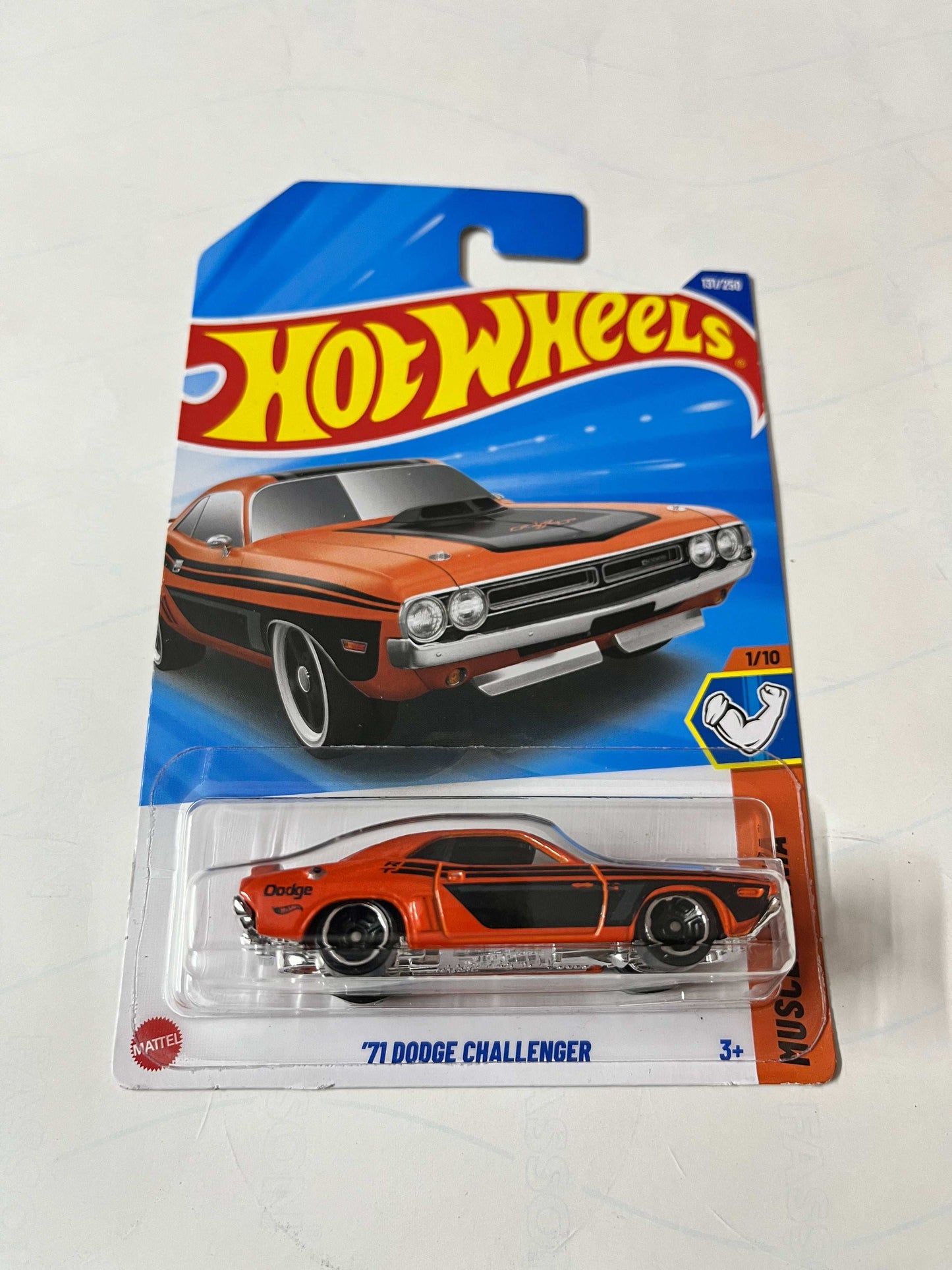 Imported Hot Wheels Mainline 71 Dodge Challenger Die-cast Car 1:64 Scale Collector Model
