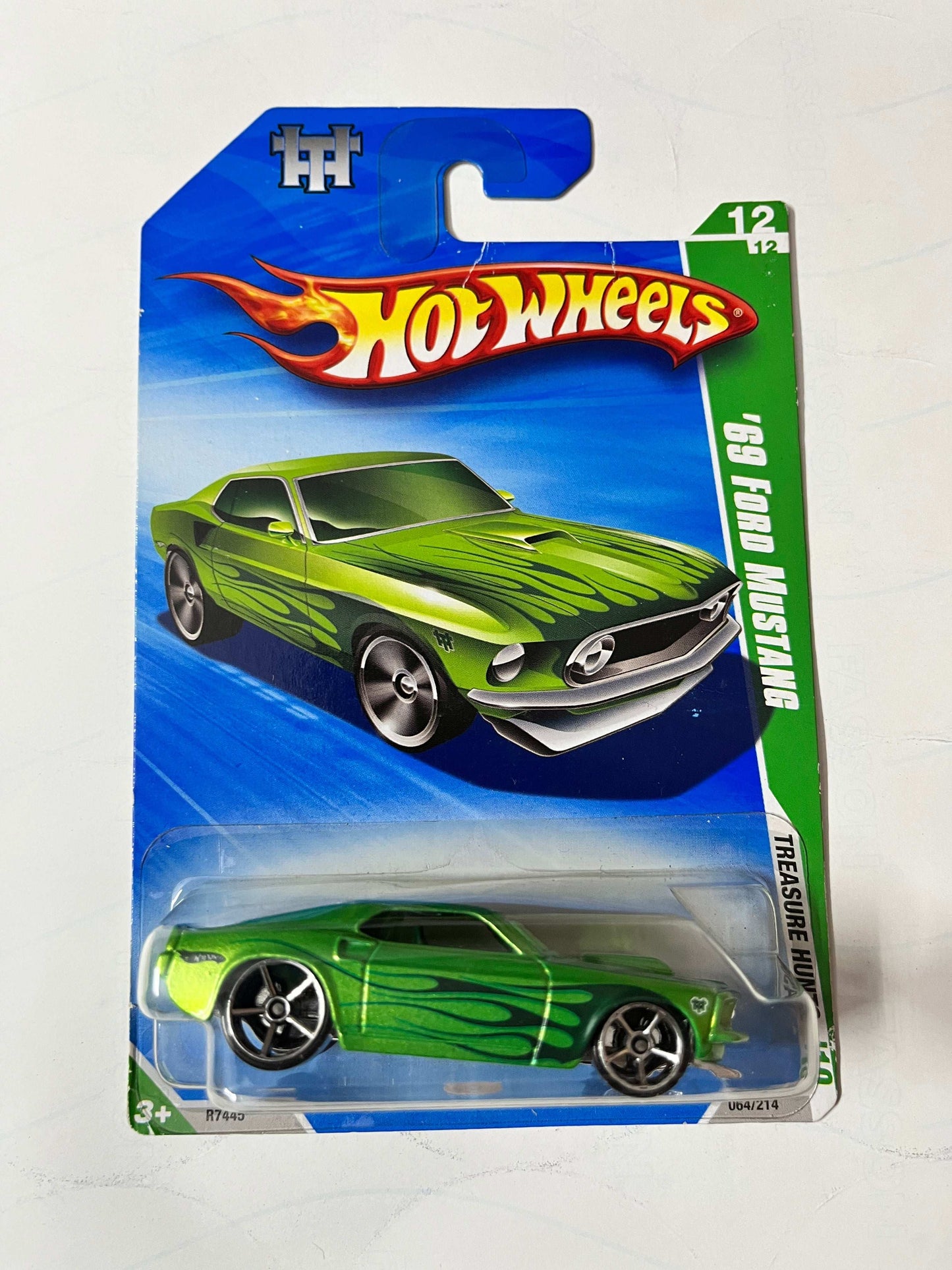 Imported Hot Wheels 69 Ford Mustang Treasure Edition Die-cast Car 1:64 Scale Collector Model