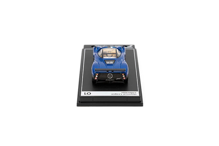 Poster Cars: Pagani Zonda F (Argentina Blue) - Hypercar League Collection 01
