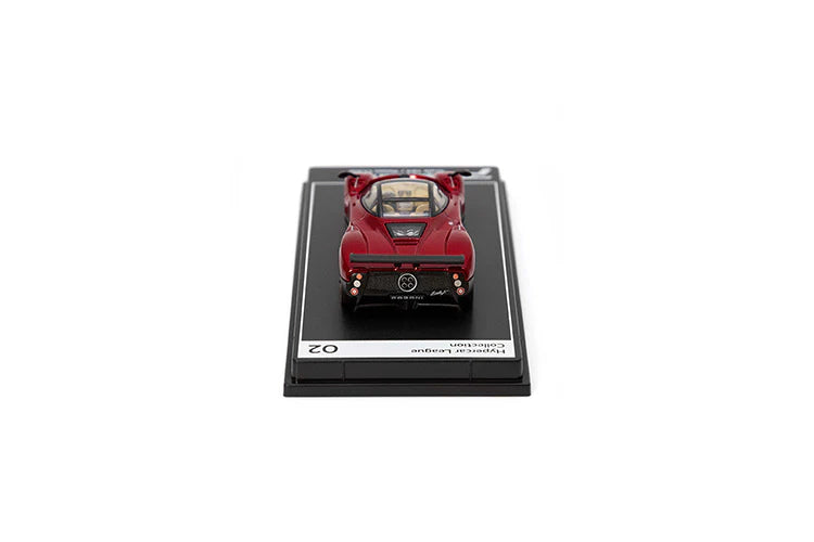 Poster Cars: Pagani Zonda F (Rosso Dubai) - Hypercar League Collection 02