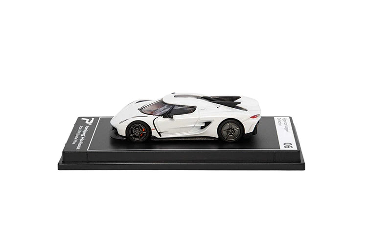 Poster Cars Koenigsegg Jesko Absolut (Crystal White) - Hypercar League Collection 06 - Zoomsters India