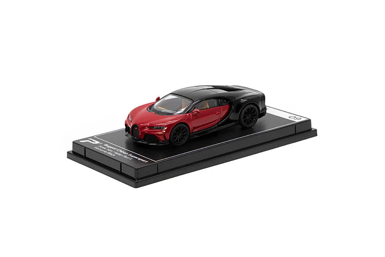 Poster Cars: Bugatti Chiron Supersport (Italian Red & Nocturne Black) - Hypercar League Collection 09