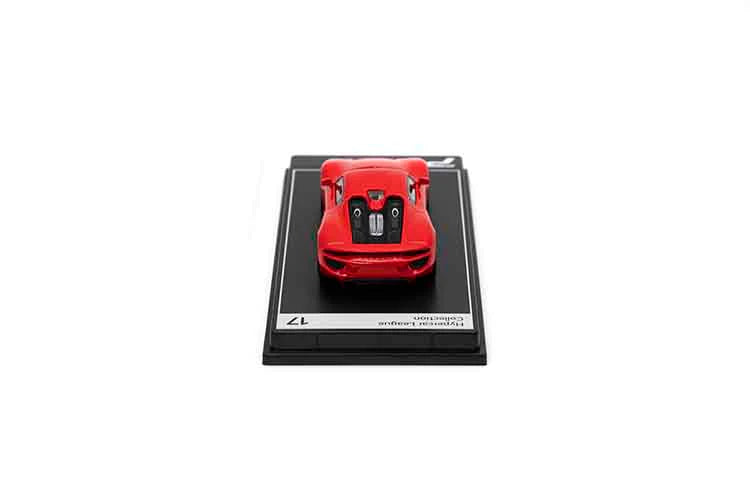 Poster Cars: Porsche 918 Spyder (Guards Red) - Hypercar League Collection 17