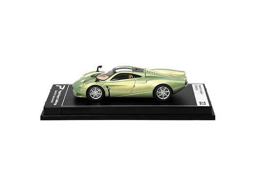 Poster Cars Pagani Huayra Codalunga (Verde Venezia) - Hypercar League Collection 22