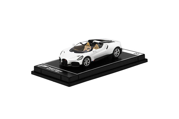 Poster Cars: Bugatti Mistral (Blanc) - Hypercar League Collection 23