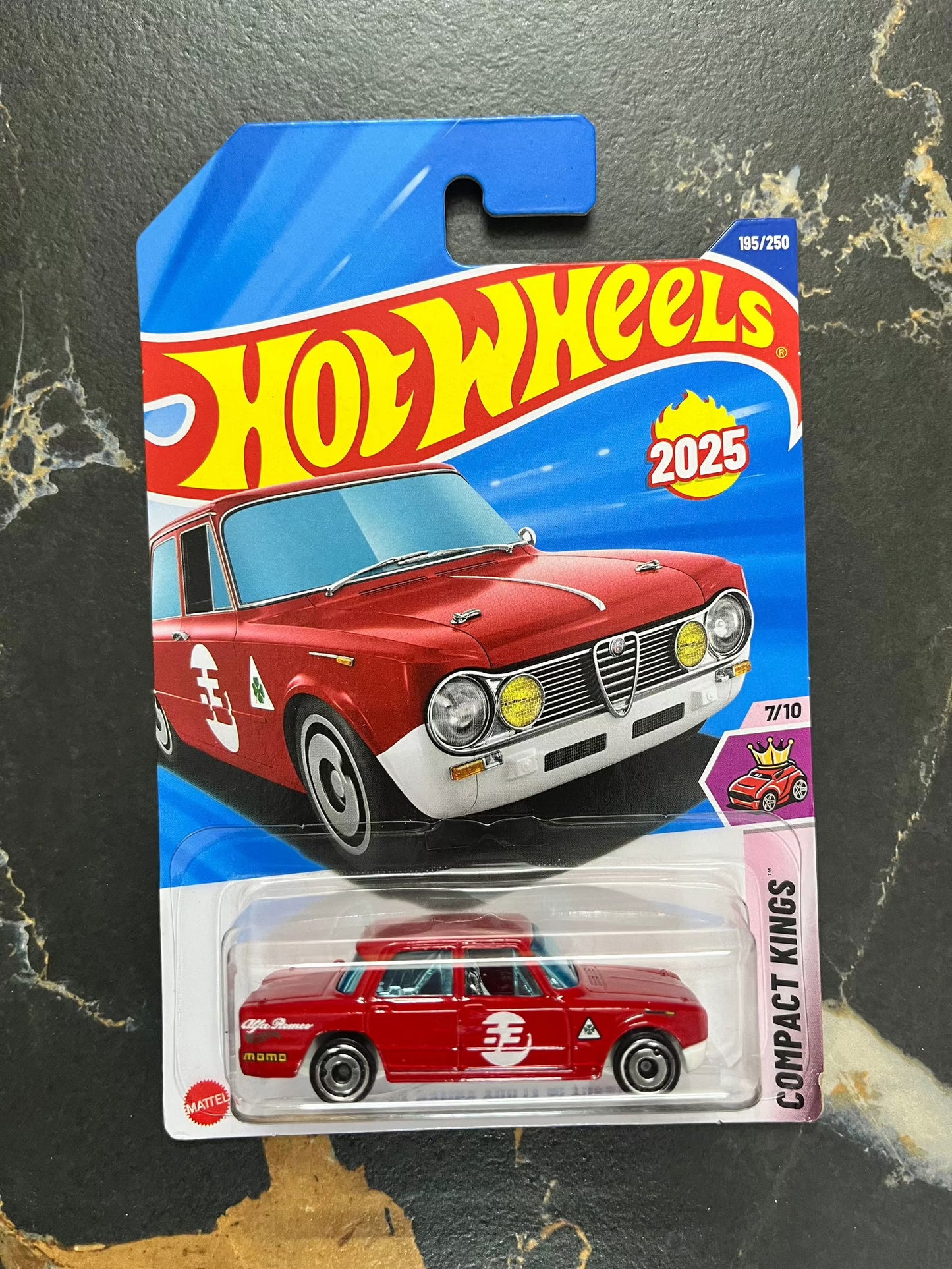 Hot Wheels 2025 K Case Mainline - Alfa Romeo Giulia TI Super - Zoomsters India