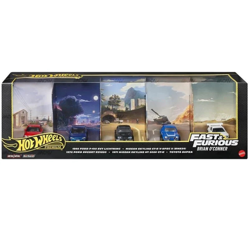 Hot Wheels Premium Fast & Furious Brian O'Conner Collector Set