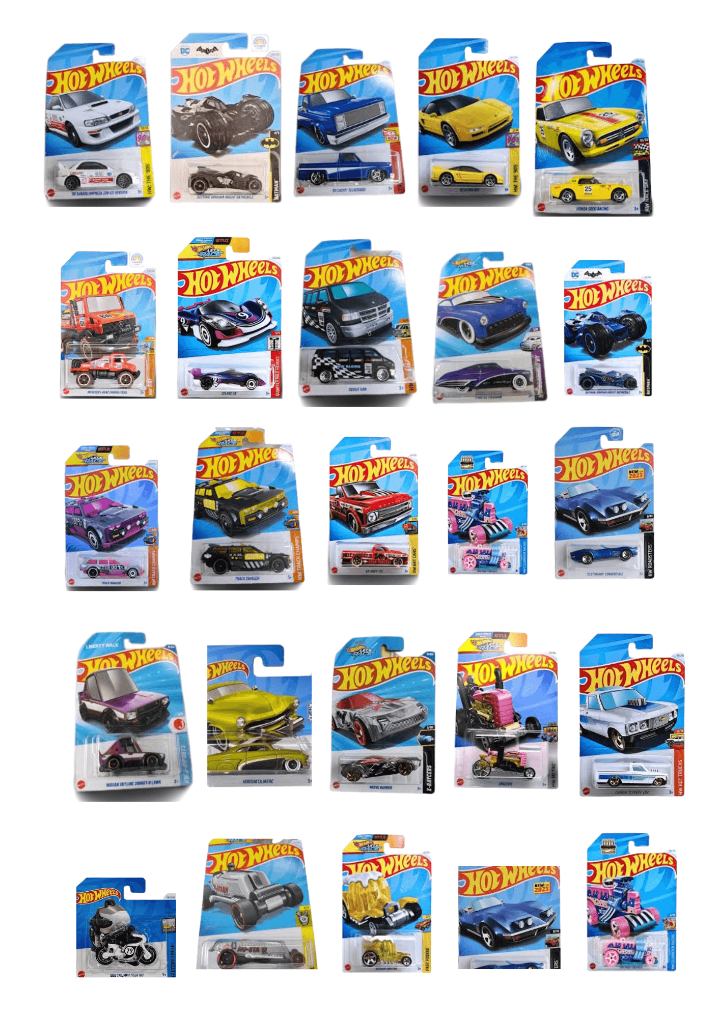 Hotwheels Assorted : Pack of 8 Mainlines - Zoomsters India