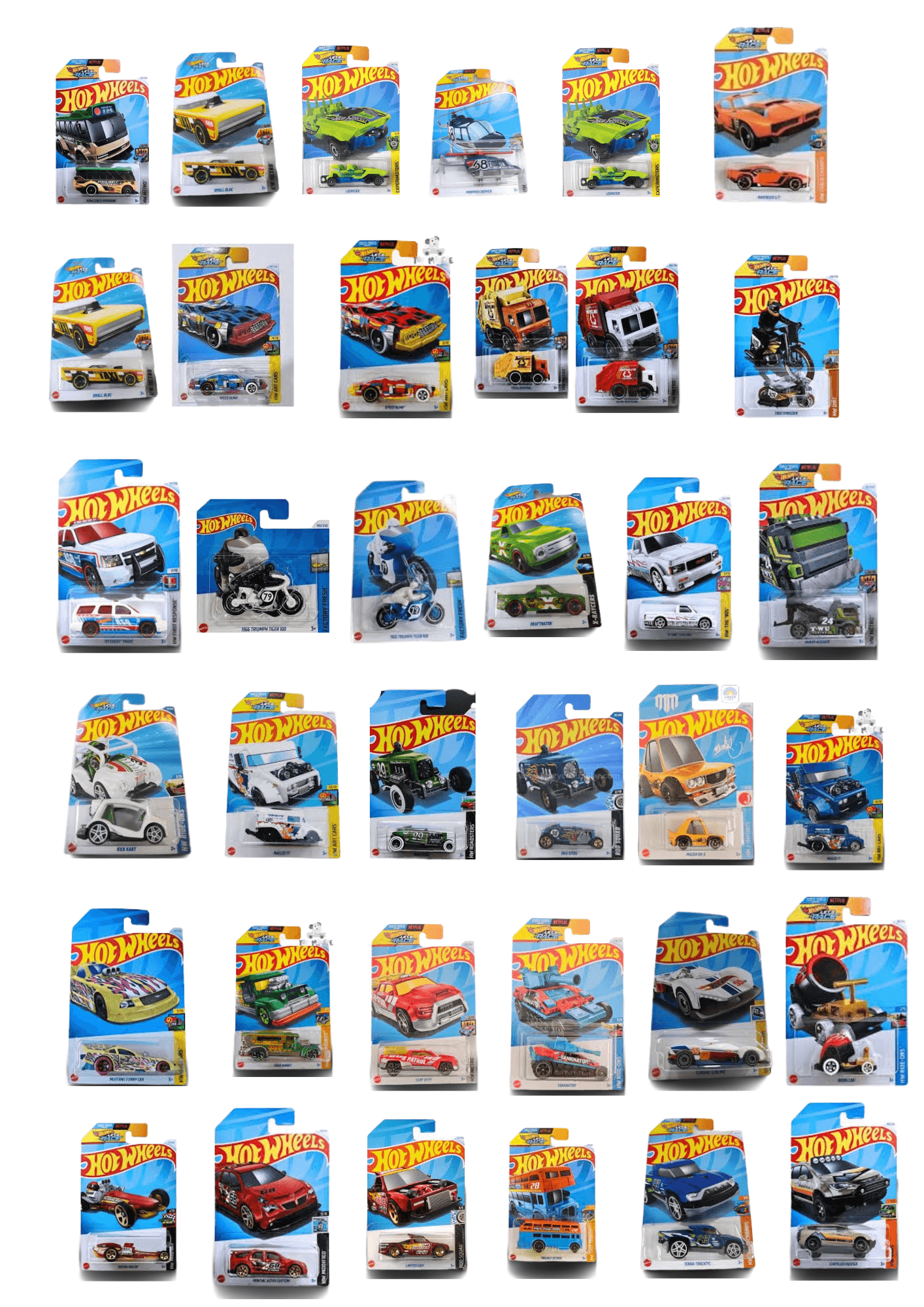 Hotwheels Assorted : Pack of 8 Mainlines - Zoomsters India