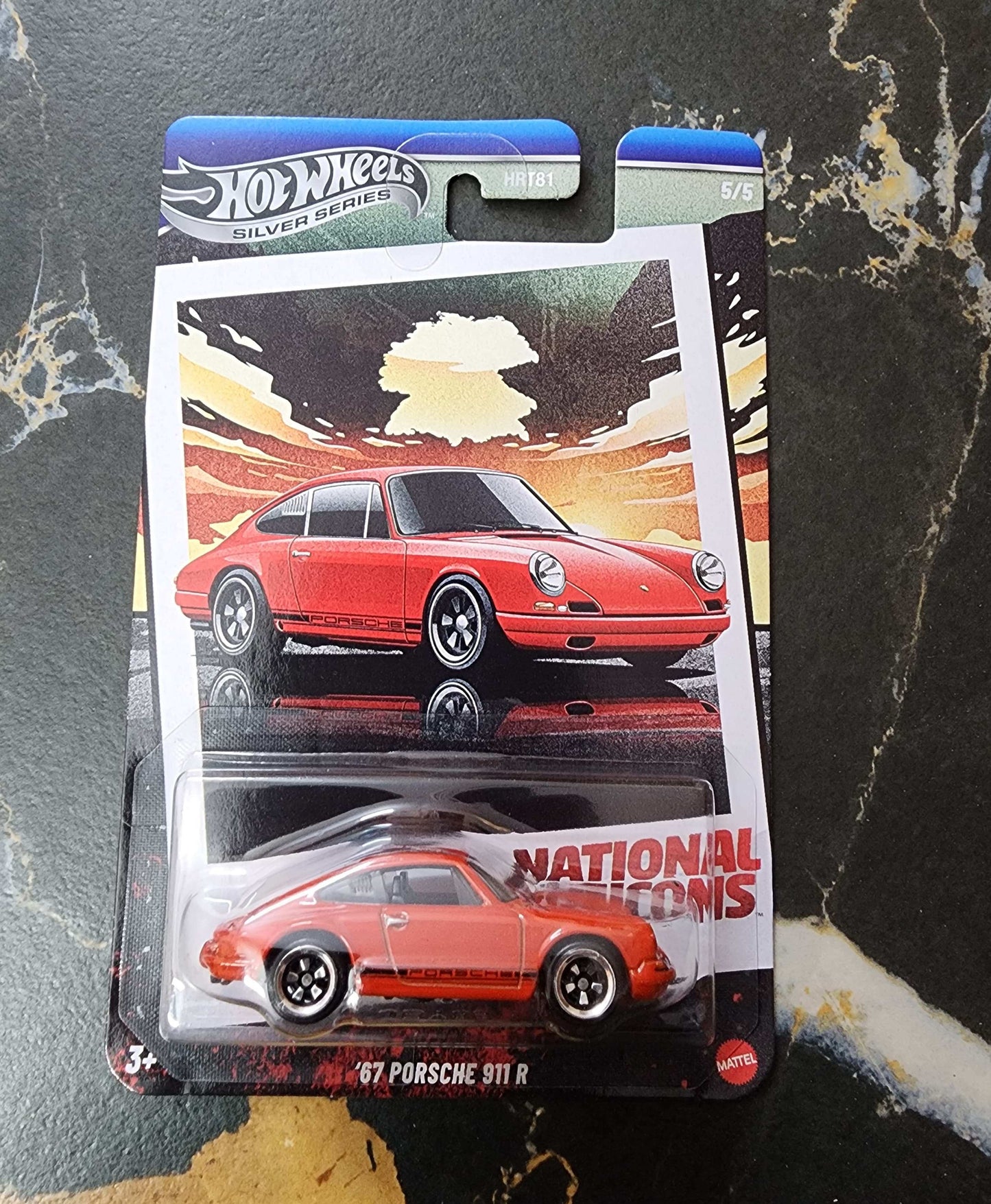 Hot Wheels National Icon (Silver Series) – 2025 ’67 Porsche 911 R