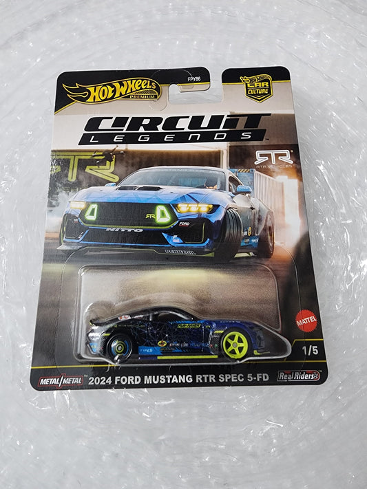 Hot Wheels Circuit Legends : 2024 Ford Mustang RTR Spec 5-FD