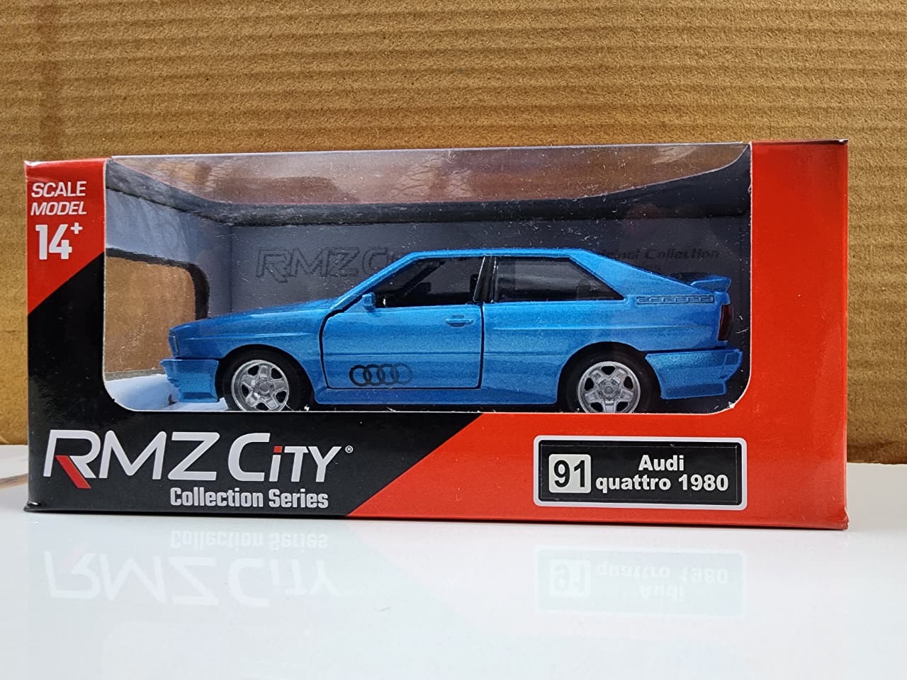 RMZ City 91 Audi Quattro 1980 1:36 Diecast Model