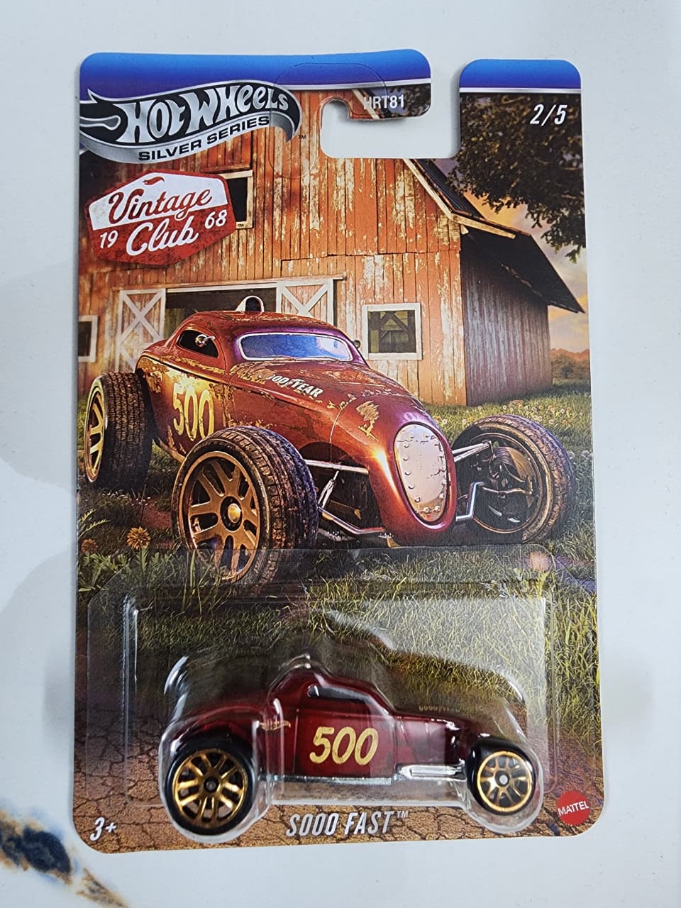 Hot Wheels Silver Series 2025 - Vintage Club (Set of 5)