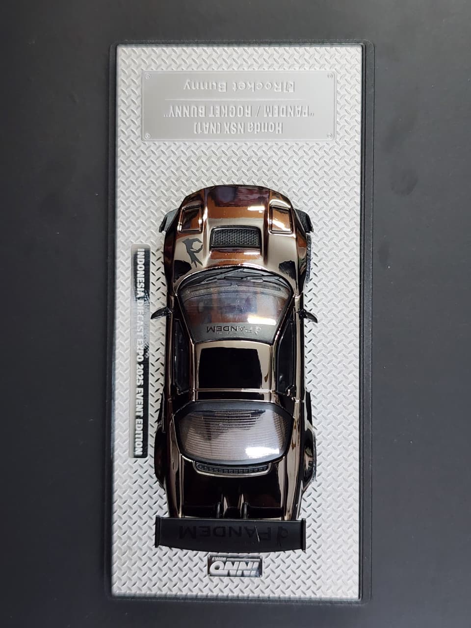INNO64 Honda NSX (NA1) “Pandem Rocket Bunny” | Chrome Black Chase | 2025 Indonesia Diecast Expo (IDE-XII) - Zoomsters India