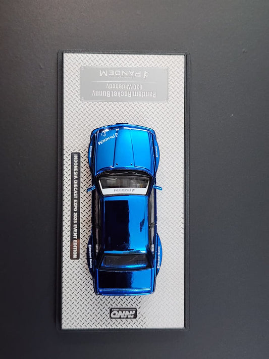 INNO64 BMW E30 Widebody “Pandem Rocket Bunny" Blue | Non Chase | 2025 Indonesia Diecast Expo (IDE-XII)