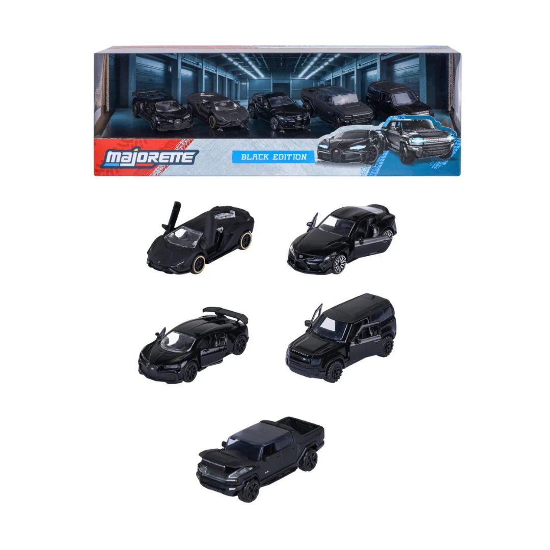 Majorette Black Edition 5 Pieces Giftpack ( 2026 ) – Zoomsters India