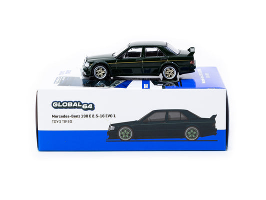 Tarmac Works: Mercedes-Benz 190 E 2.5-16 EVO 1
TOYO TIRES (GLOBAL64 T64G-057-TOYO)