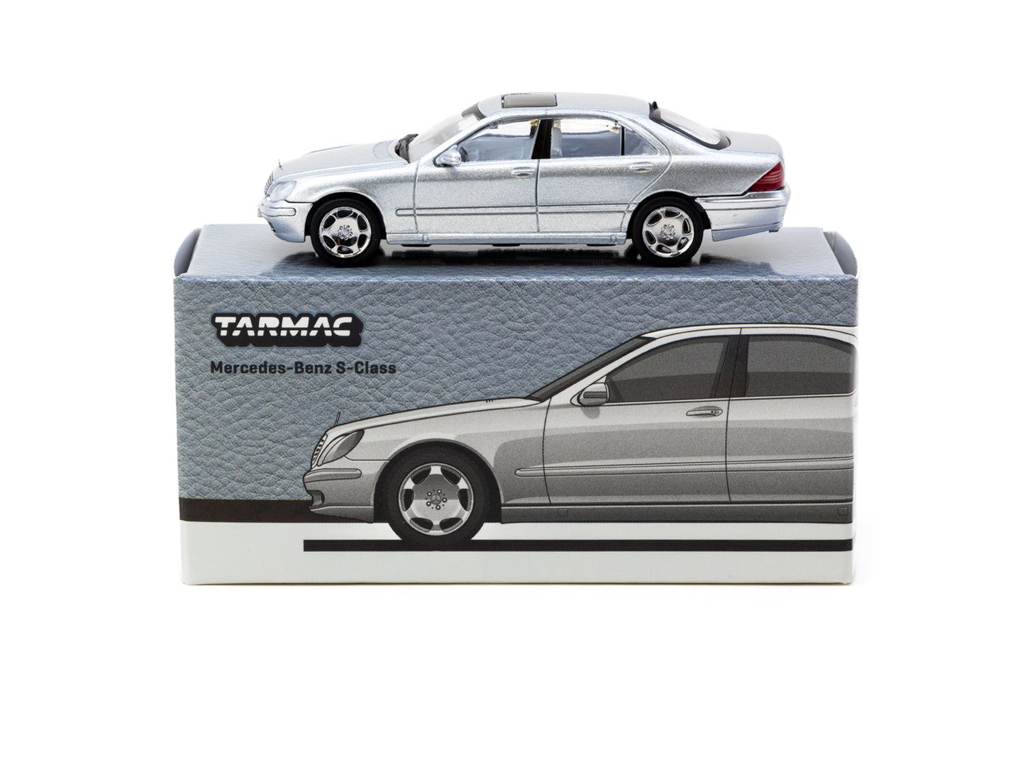 Tarmac Works Mercedes-Benz S-Class Brilliant Silver Metallic (GLOBAL64 T64G-072-SL)