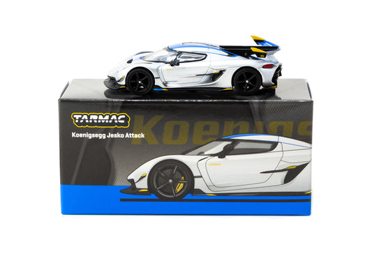 Tarmac Works : Koenigsegg Jesko Attack Silver
(GLOBAL64 T64G-TL052-SL)