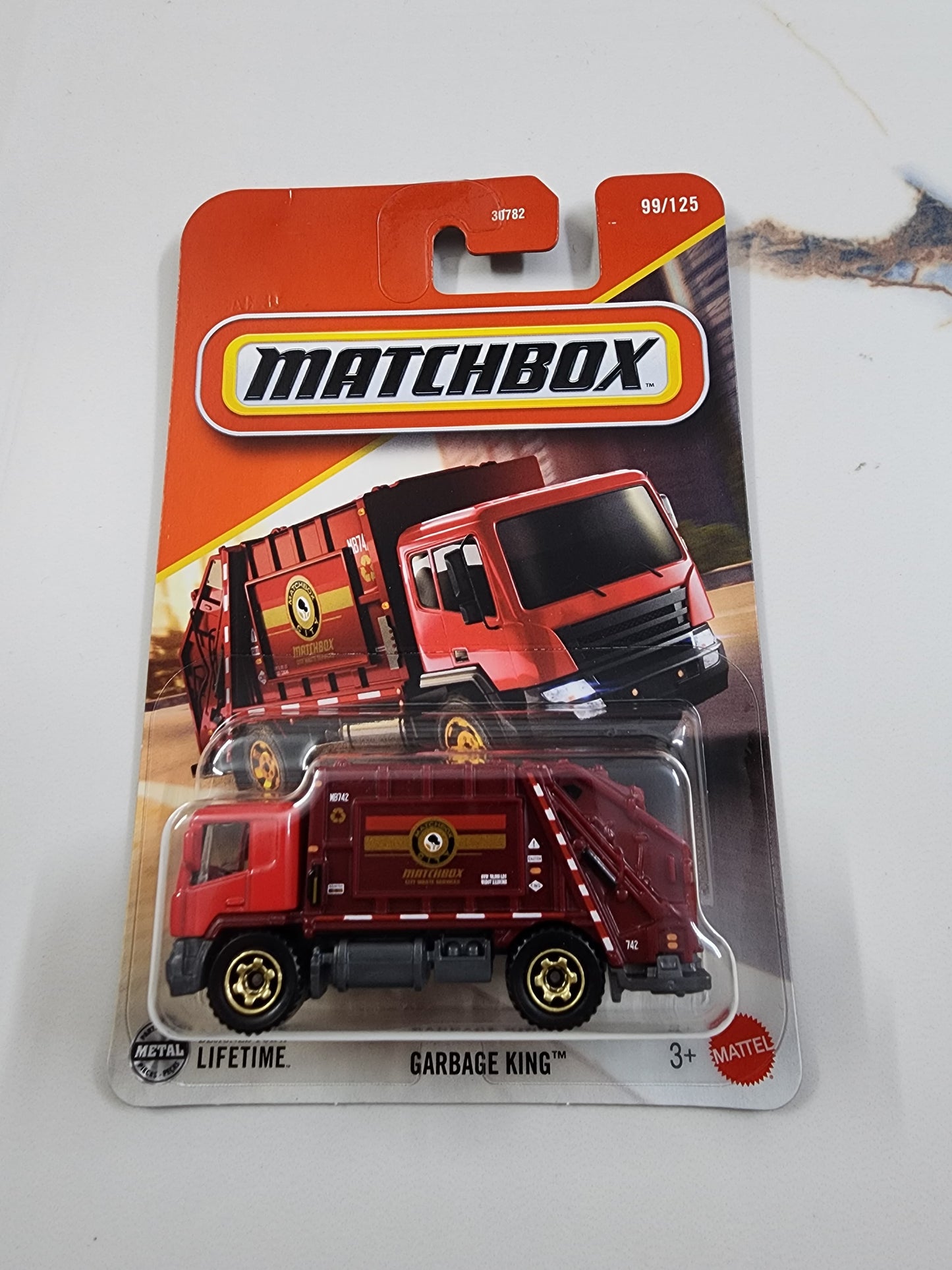 Matchbox: Garbage King (Red) - The Ultimate Waste Management Working Rig!