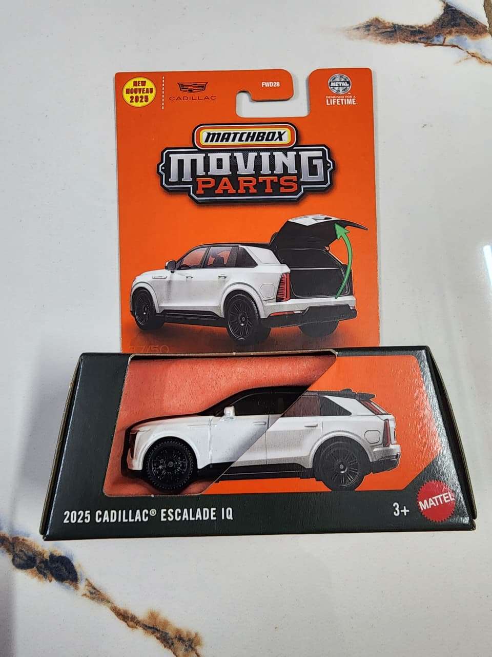 Matchbox Moving parts 2025 Cadillac Escalade IQ Die-Cast Sports Car Collectible 1:64 Scale