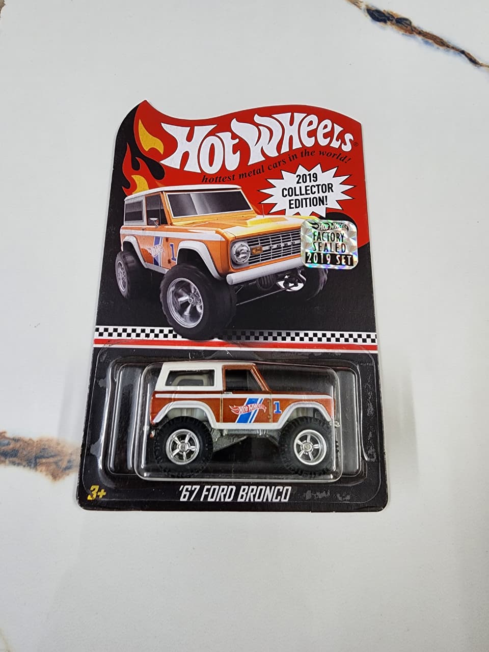 Hot Wheels Collector Edition 2019: 67 Ford Bronco (Factory Sealed) (With Free Card Protector)