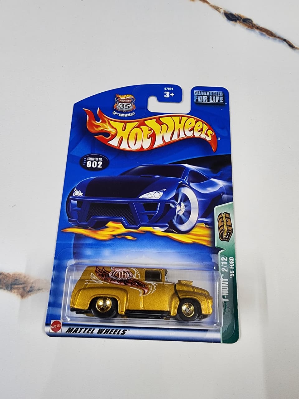 Hot Wheels Treasure Hunts 2/12 : 56 Ford (With Free Card Protector