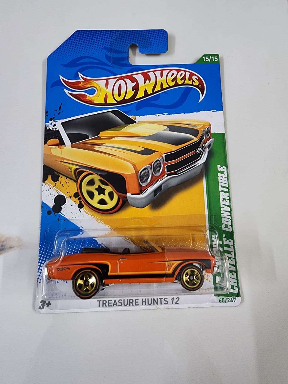 2000 Hot Wheels Treasure Hunt Series 1970 Chevelle SS #12 Of 12 - Limited Edition Collectible Car