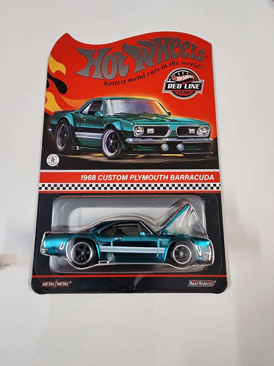 ホットウィール RLC ’68 プリムス バラクーダ Hot Wheels RLC : 1968 Custom Plymouth Barracuda (With Free Card