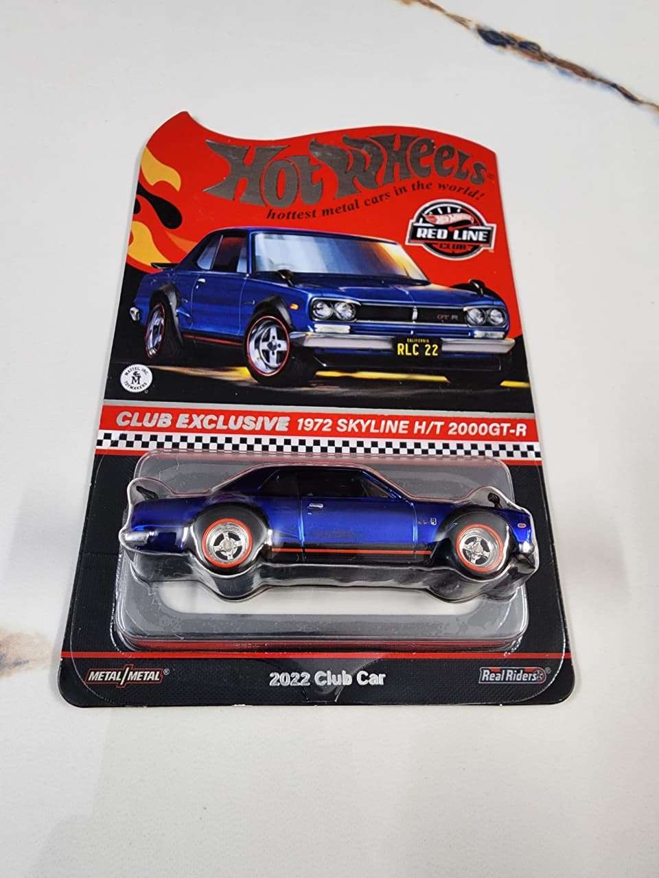 Hot Wheels RLC Club Exclusive : 1972 Skyline H/T 2000GT-R (Blue)