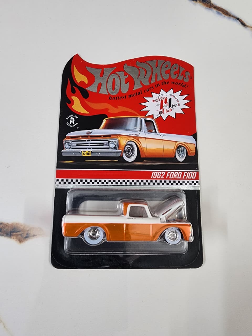 Hot Wheels RLC : 1962 Ford F100 (With Free Card Protector