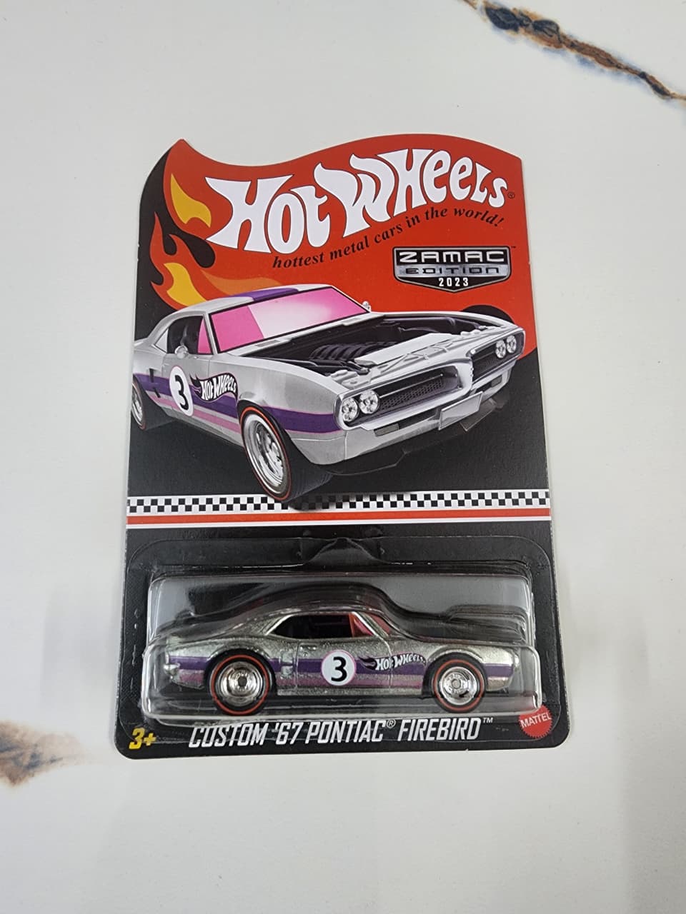 Hot Wheels Zamac Edition 2023 : Custom 67 Pontiac Firebird (With Free Card Protector)
