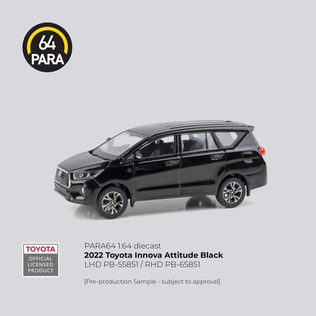 PARA64: 2022 Toyota Innova Attitude (Black) - Zoomsters India
