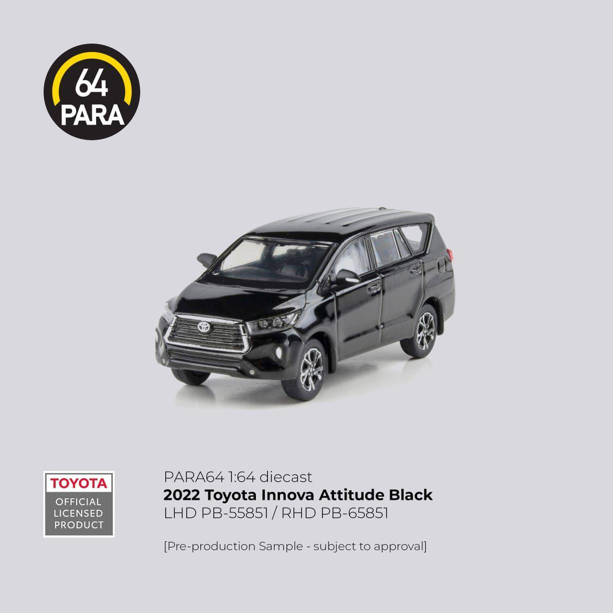 PARA64: 2022 Toyota Innova Attitude (Black) - Zoomsters India