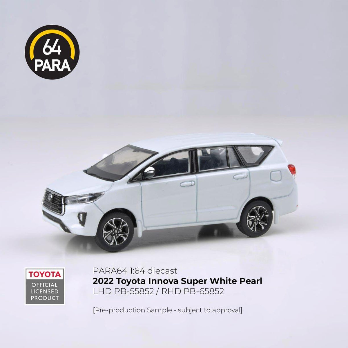 PARA64: 2022 Toyota Innova Attitude (Super White Pearl) - Zoomsters India
