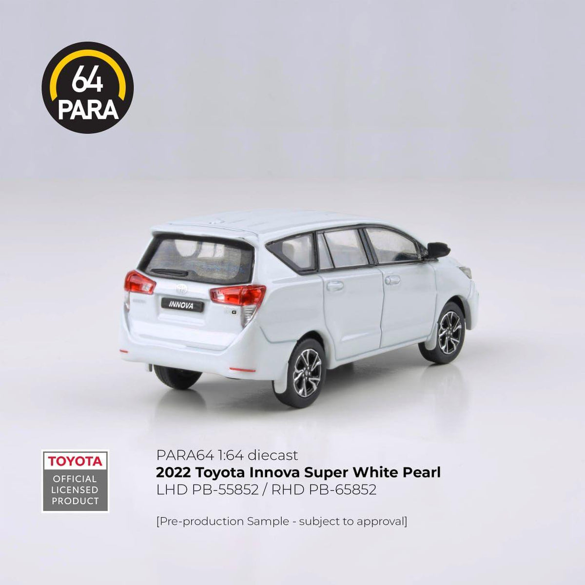 PARA64: 2022 Toyota Innova Attitude (Super White Pearl) - Zoomsters India