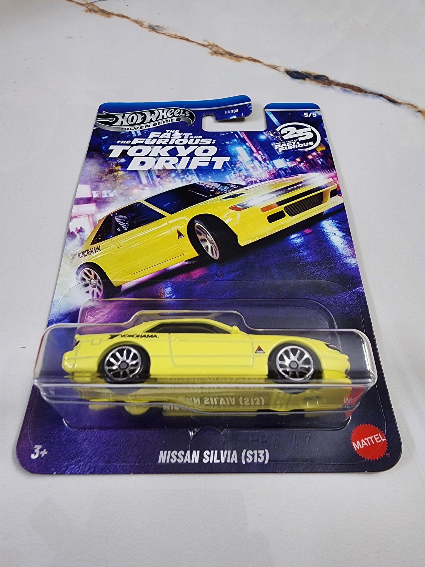 Hot Wheels Fast & Furious Tokyo Drift Silver Series – Complete 5 Car Set