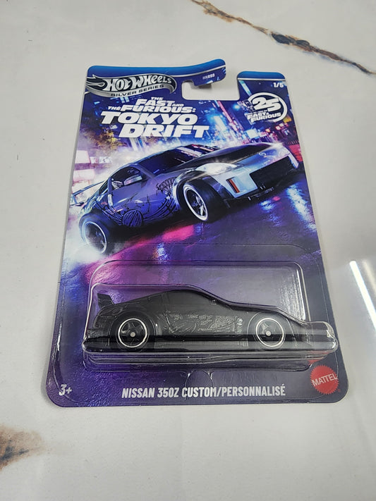 Hot Wheels Fast & Furious Tokyo Drift Silver Series – Complete 5 Car Set